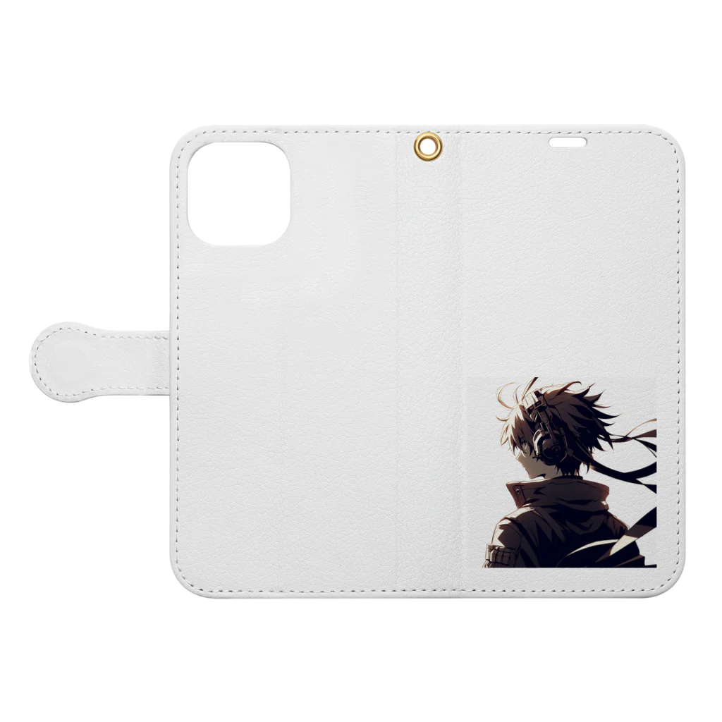 hiroaki75のこんなゲーマーでありたい Book-Style Smartphone Case:Opened (outside)