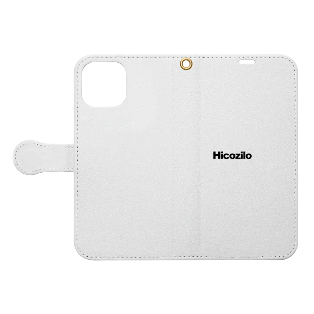 hicoziloのHIcozilo 手帳型スマホケースを開いた場合(外側)