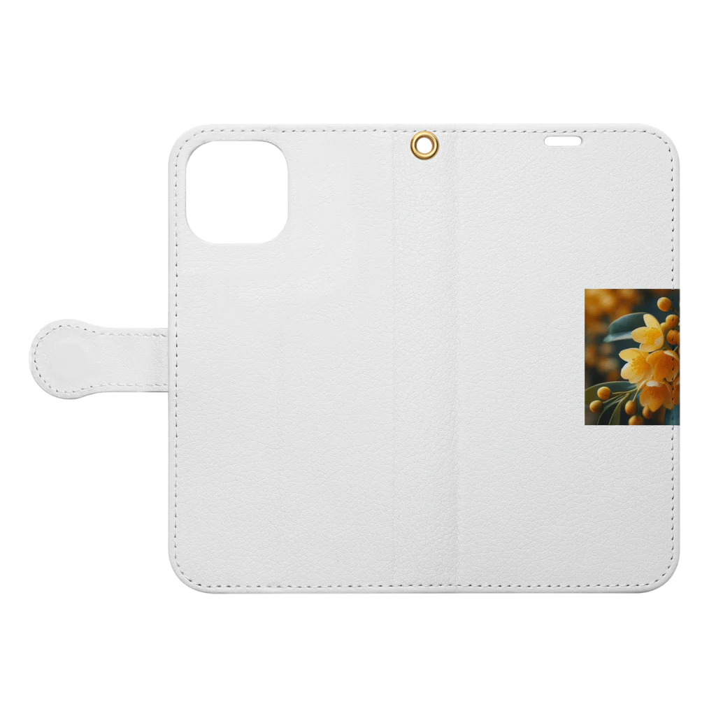 osmanthus shopのosmanthus Book-Style Smartphone Case:Opened (outside)