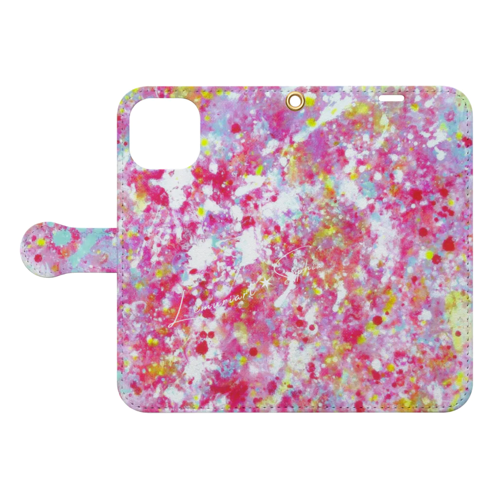 Lemuriart ✶ SophiaのPassion Book-Style Smartphone Case:Opened (outside)