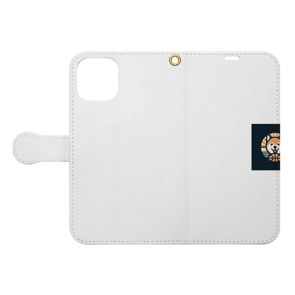 shibasukeのshibasuke Book-Style Smartphone Case:Opened (outside)