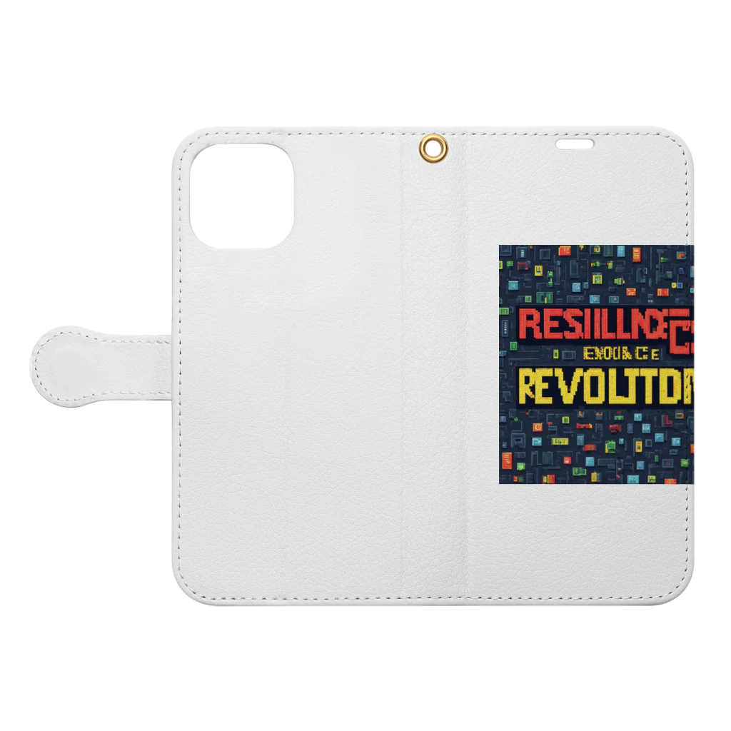 gtkgtmのレボ８ Book-Style Smartphone Case:Opened (outside)