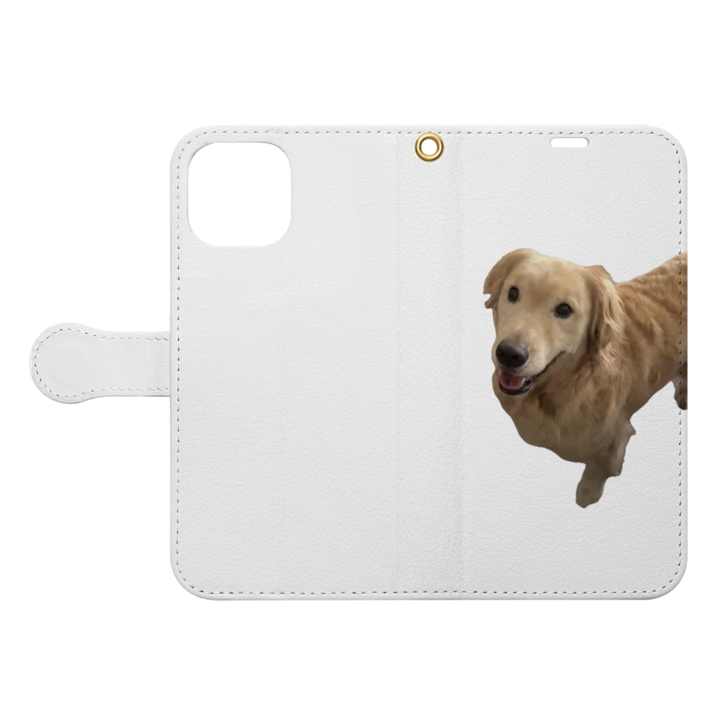 mesubutakakkaの雌豚閣下の飼い主くん(犬) Book-Style Smartphone Case:Opened (outside)