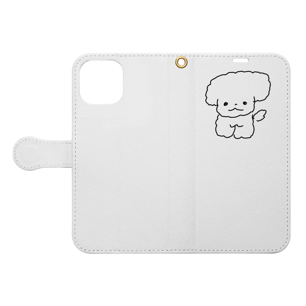 take-a-licenseのむぎちゃん Book-Style Smartphone Case:Opened (outside)