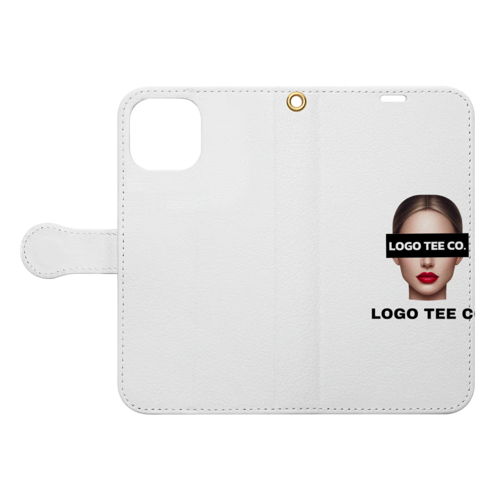 Logo Tee Co.のLogo Tee Co. Book-Style Smartphone Case:Opened (outside)