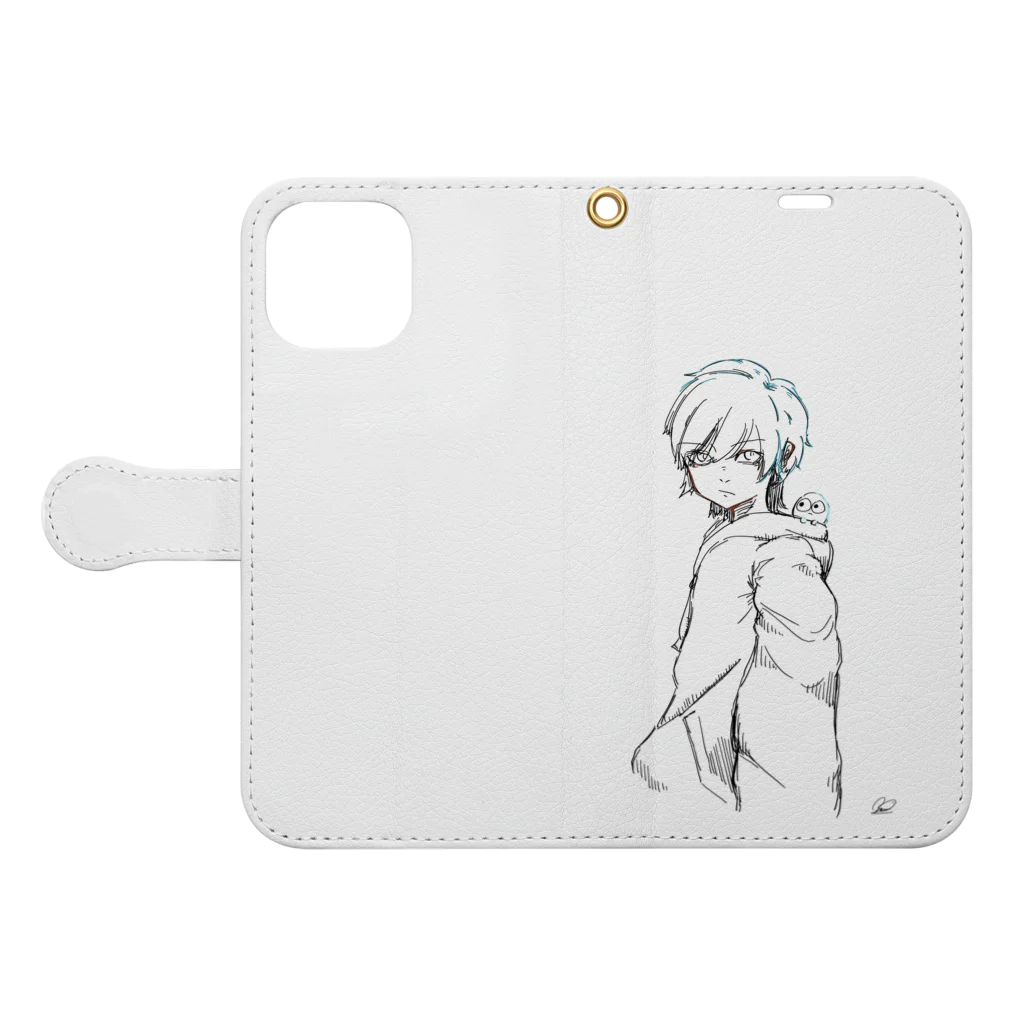 Shiraishi CenterのShiraishi’ Art Book-Style Smartphone Case:Opened (outside)