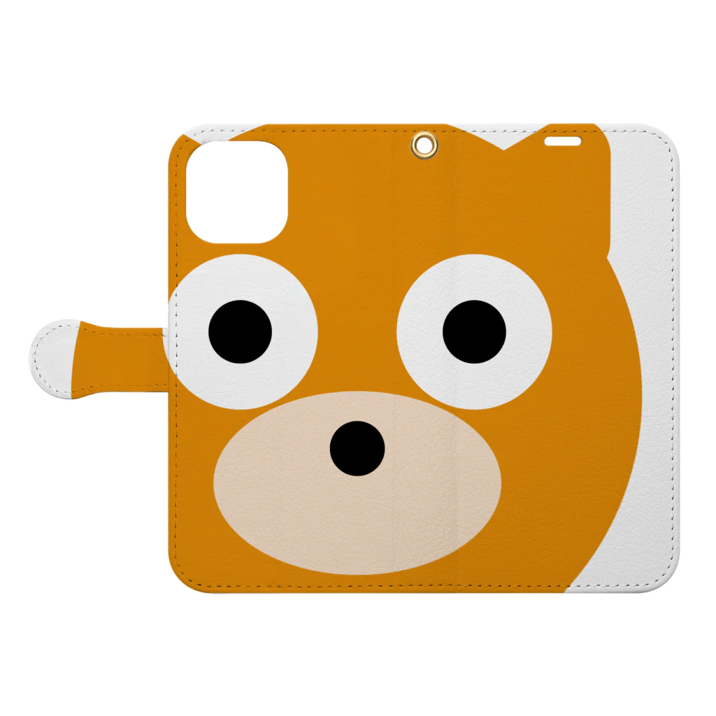 キュートキャットマンのThe KUMA Book-Style Smartphone Case:Opened (outside)