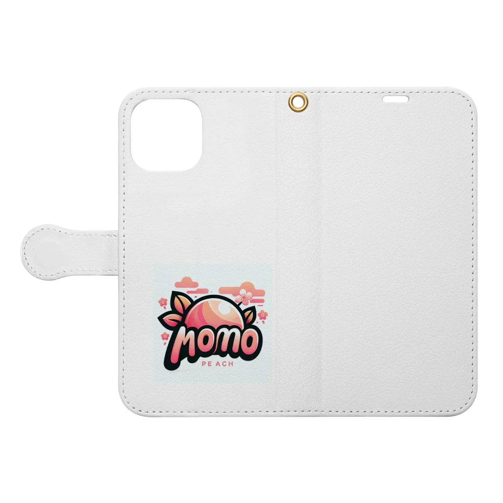 momo⭐︎WorldのmomoWorld Book-Style Smartphone Case:Opened (outside)