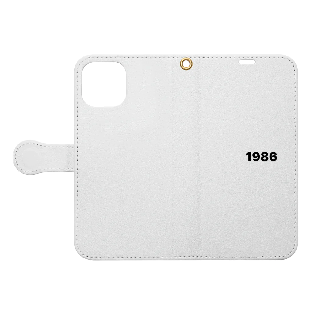 mas74の1986 Book-Style Smartphone Case:Opened (outside)