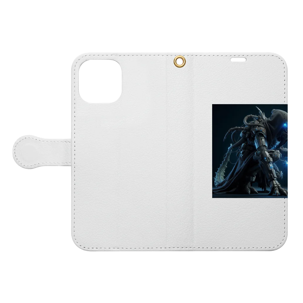 suzuri18026のドラゴンアーマー Book-Style Smartphone Case:Opened (outside)