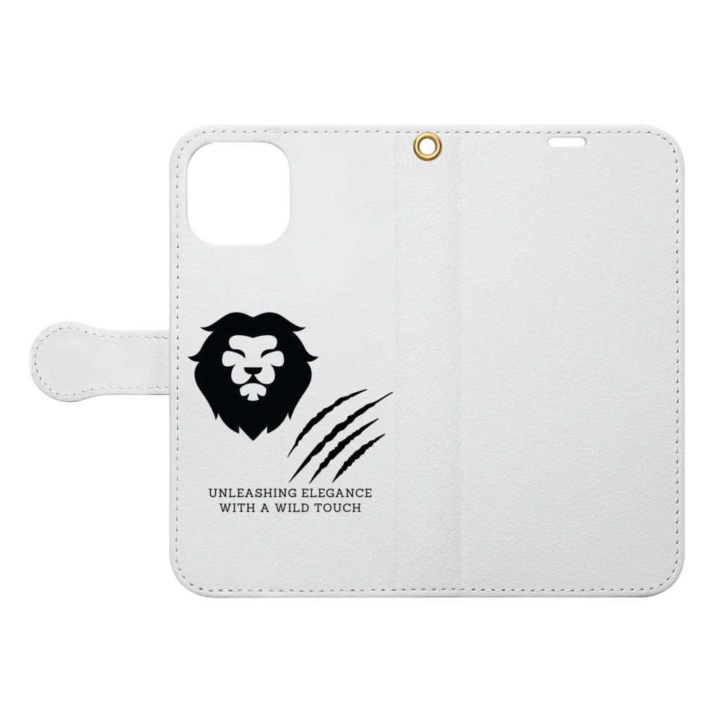 CHIBE86のRegal Instinct Book-Style Smartphone Case:Opened (outside)