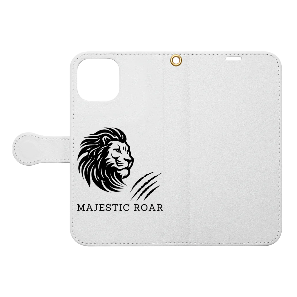 CHIBE86のMajestic Roar Book-Style Smartphone Case:Opened (outside)