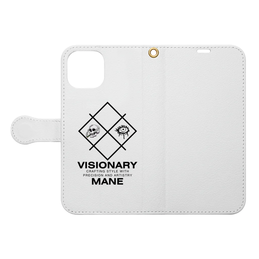 CHIBE86のVisionary Mane Book-Style Smartphone Case:Opened (outside)