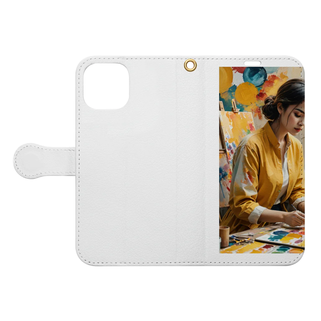 saoc11039のアート Book-Style Smartphone Case:Opened (outside)