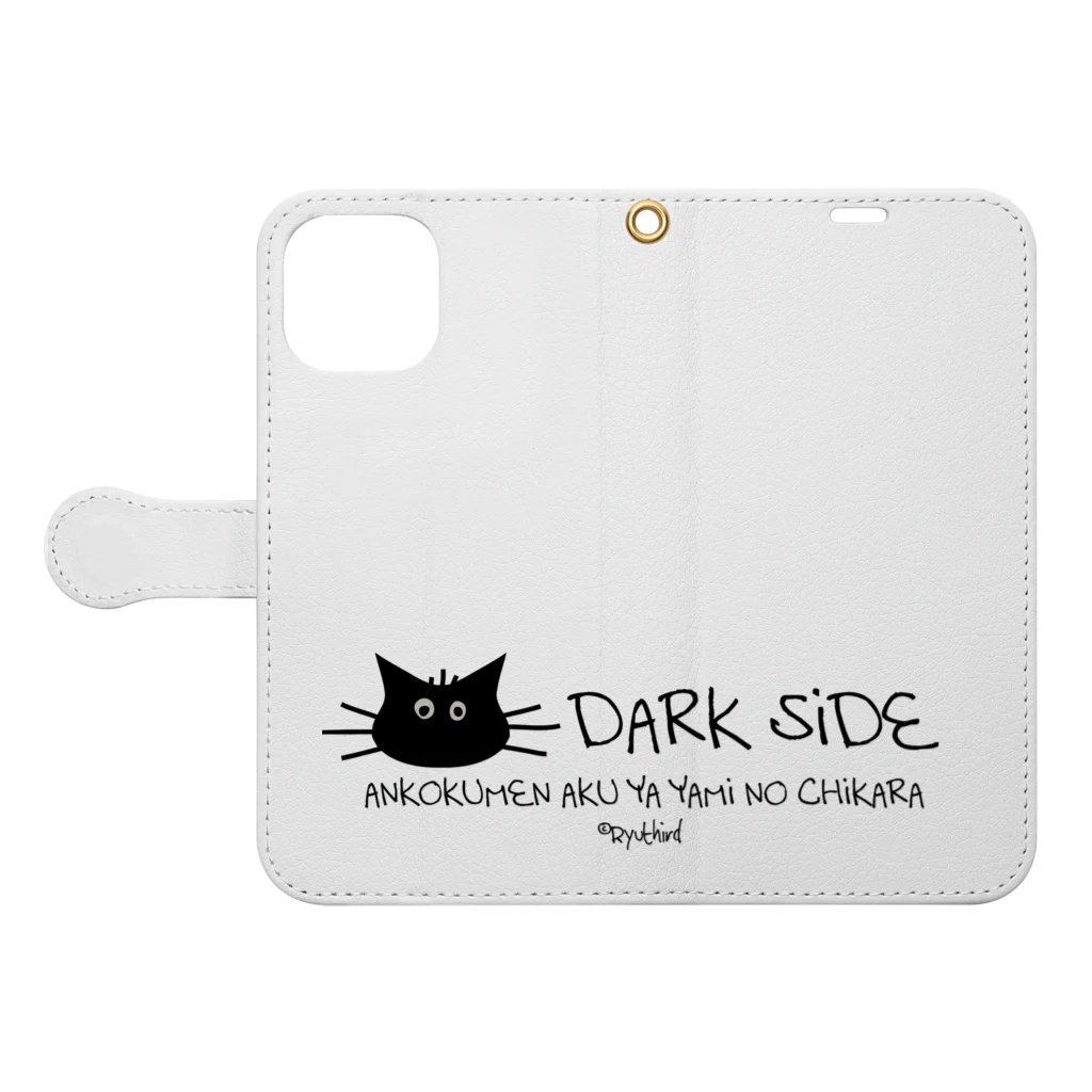 RyuthirdのDARK SIDE Book-Style Smartphone Case:Opened (outside)