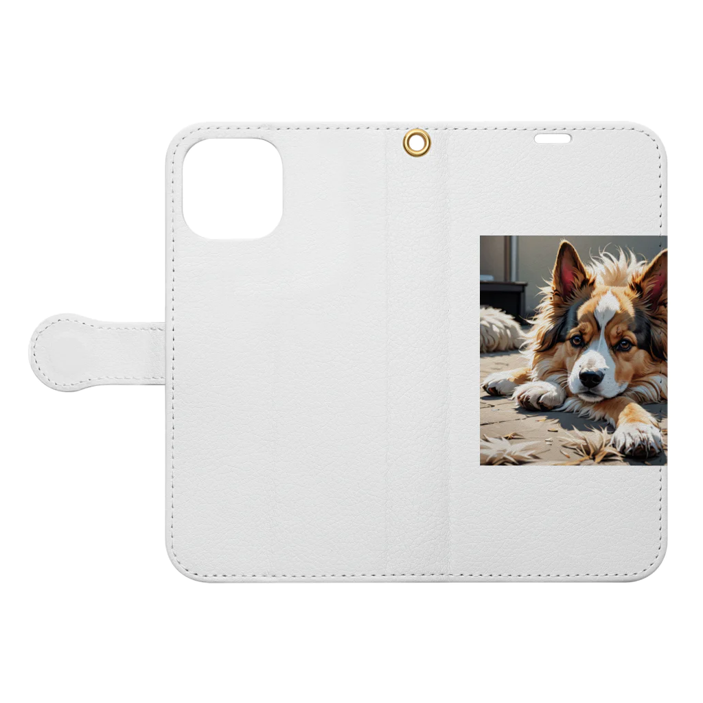 altemaの子犬 Book-Style Smartphone Case:Opened (outside)