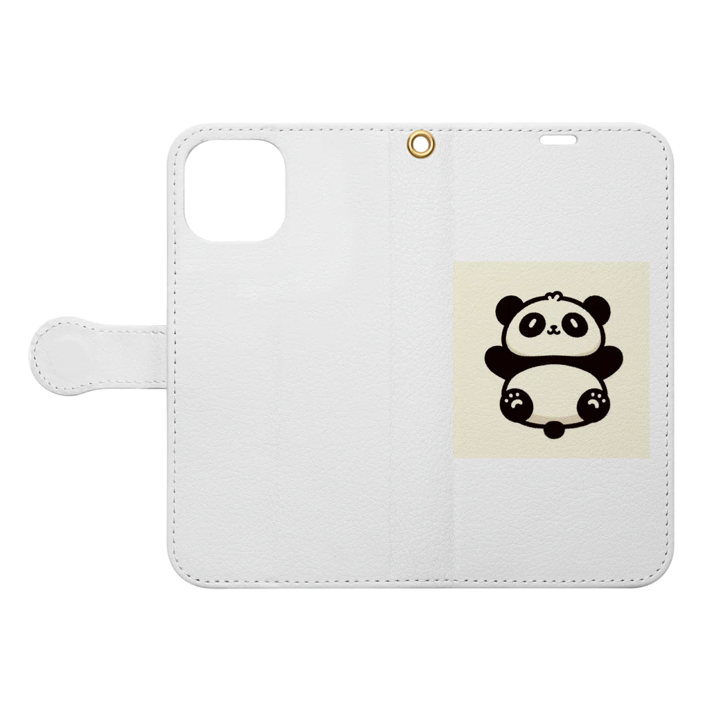 RIKUPANDAの🐼 Book-Style Smartphone Case:Opened (outside)