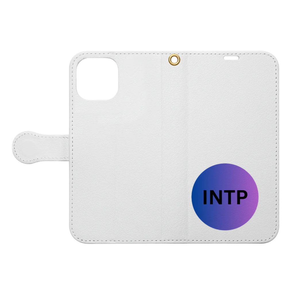 YumintjのINTP - 論理学者 Book-Style Smartphone Case:Opened (outside)