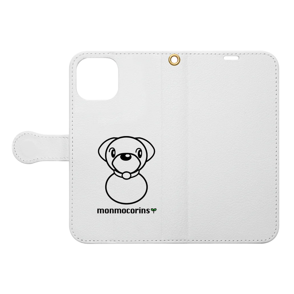 monmocorinsのmonmocorins Book-Style Smartphone Case:Opened (outside)