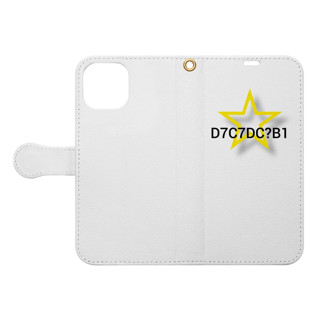 D7C7DC?B1のD7C7DC?B1 22 Book-Style Smartphone Case:Opened (outside)