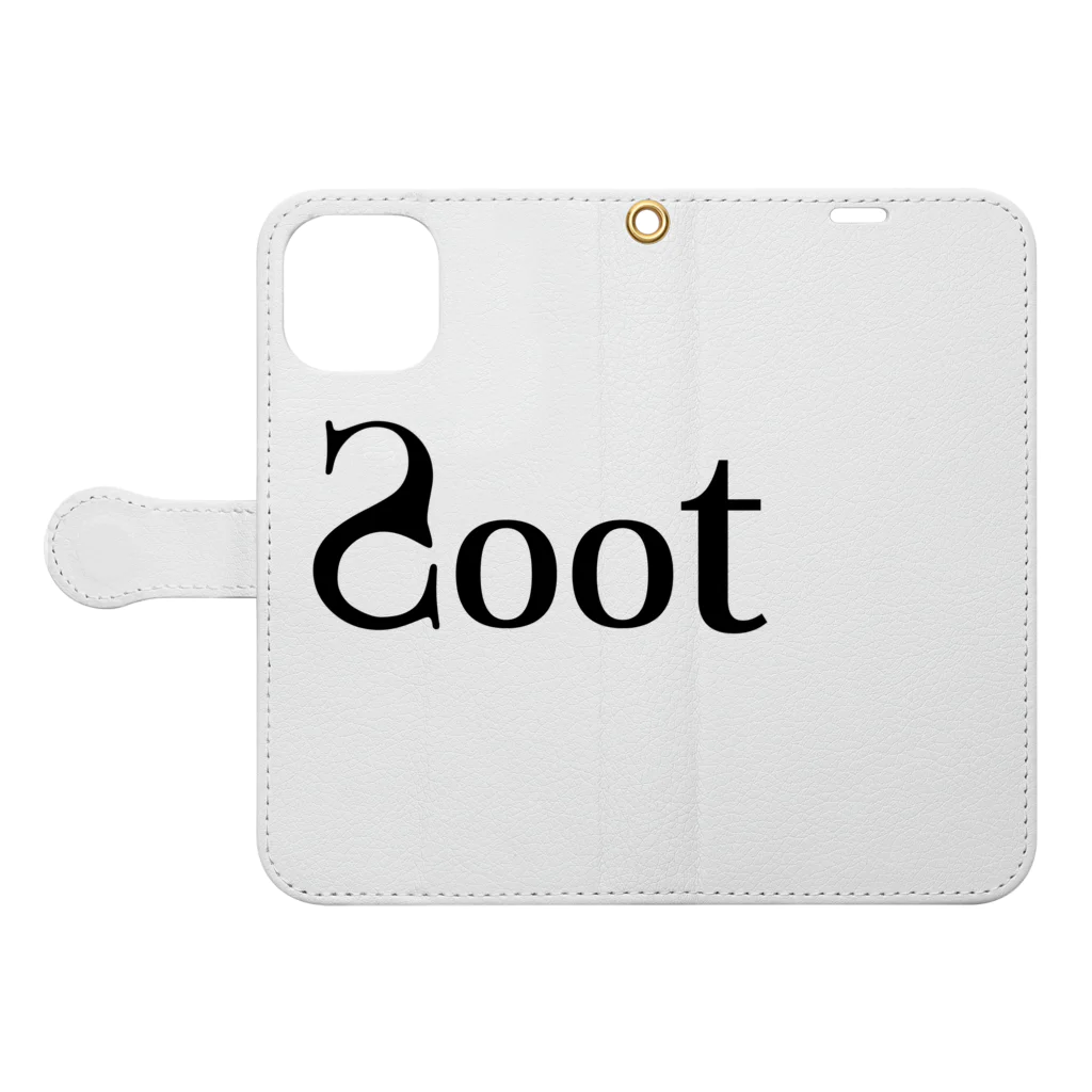 scootのscoot Book-Style Smartphone Case:Opened (outside)