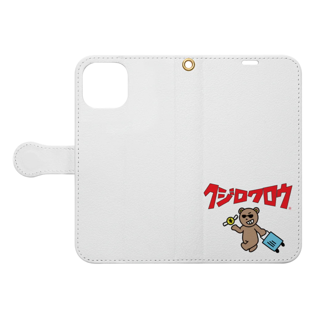 Kujiroku Travelerの久慈六郎の新作アイテム２０２５ Book-Style Smartphone Case:Opened (outside)
