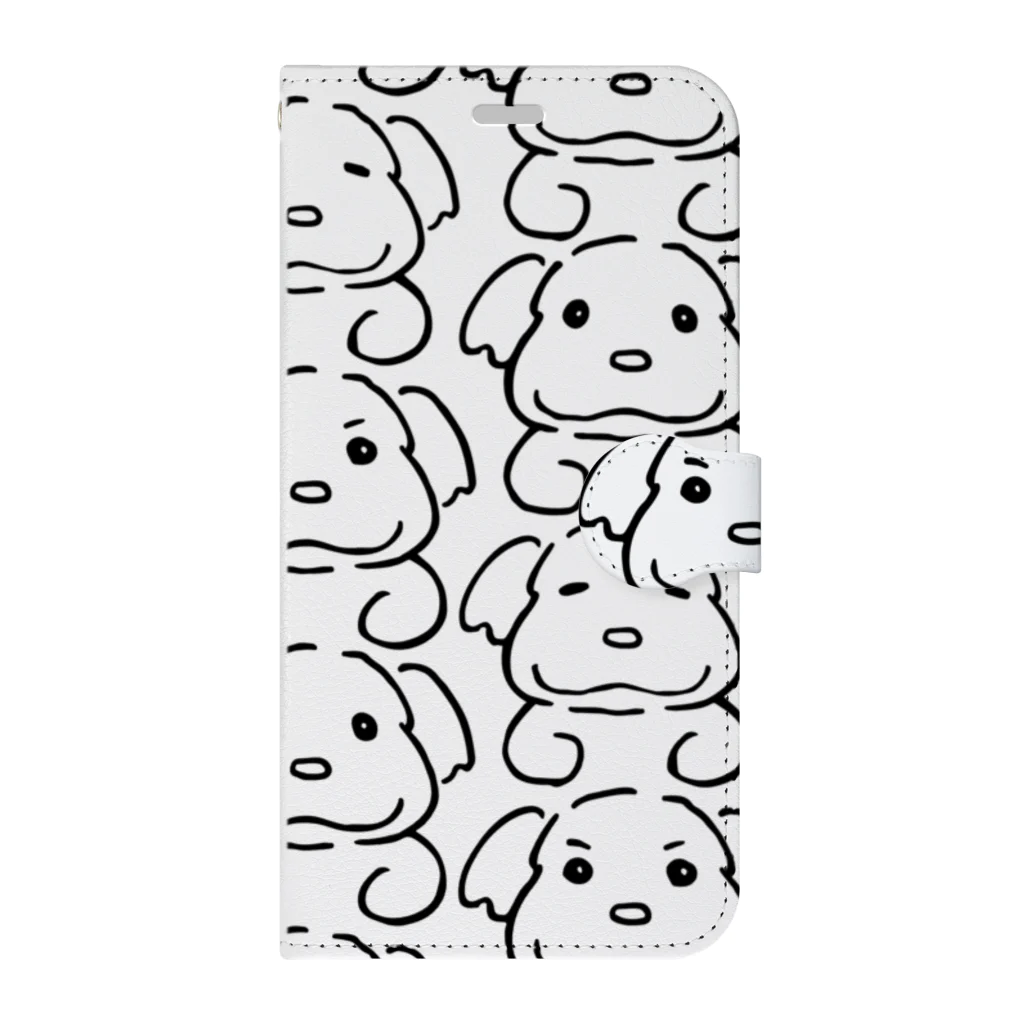 へなちょこドッグ公式ショップのカバドッグ Book-Style Smartphone Case
