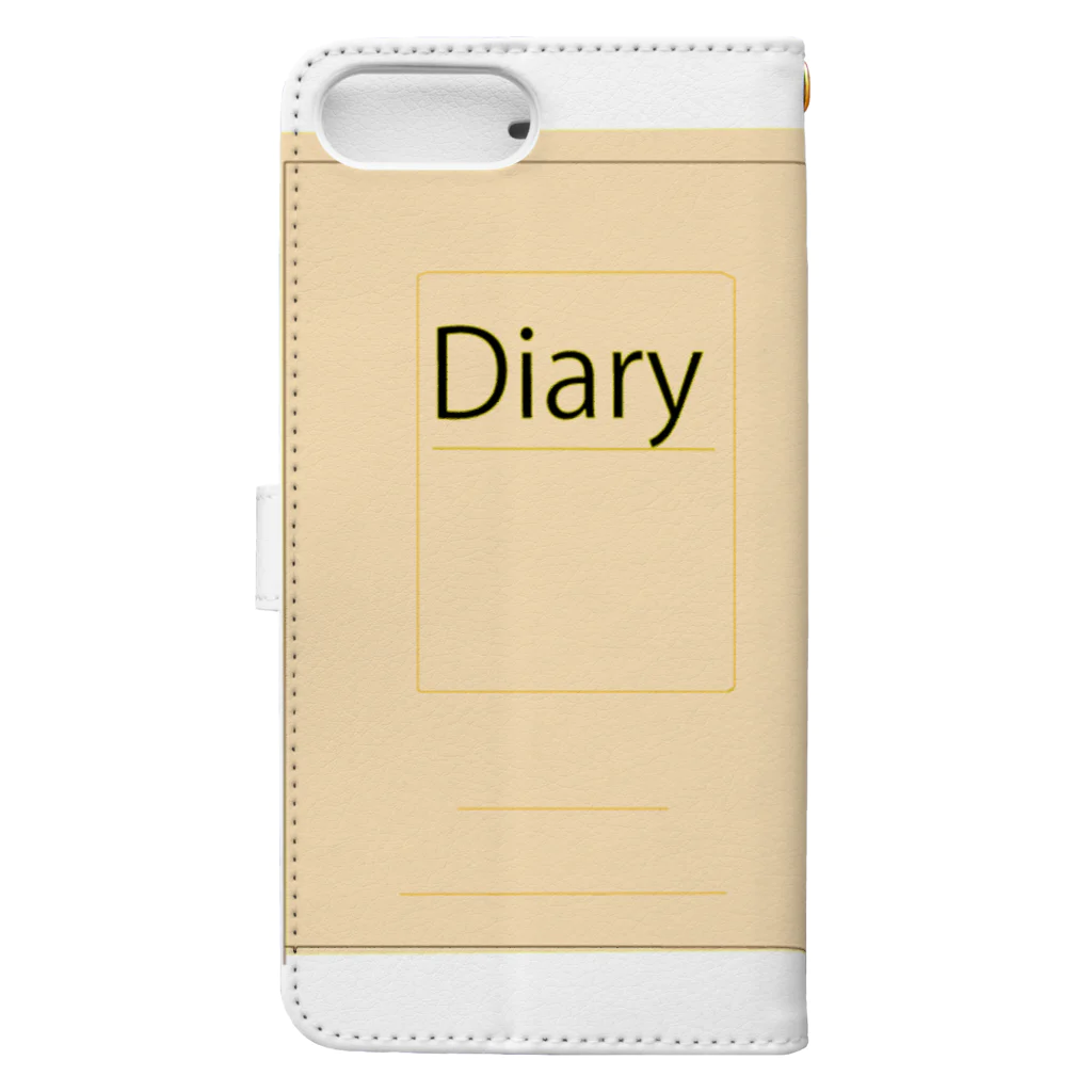 ねがねねこぎんのDiary Book-Style Smartphone Case :back