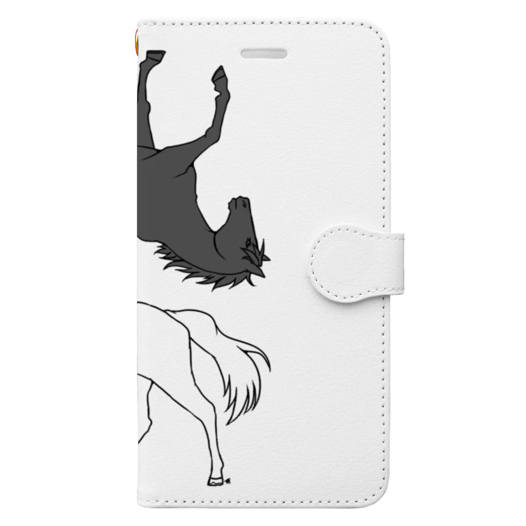 SWのBlack and White Book-Style Smartphone Case