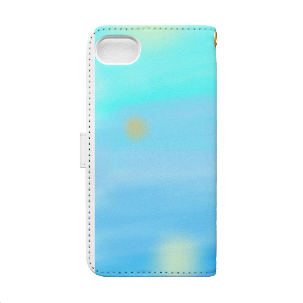 pearldancesのBlue on Book-Style Smartphone Case :back