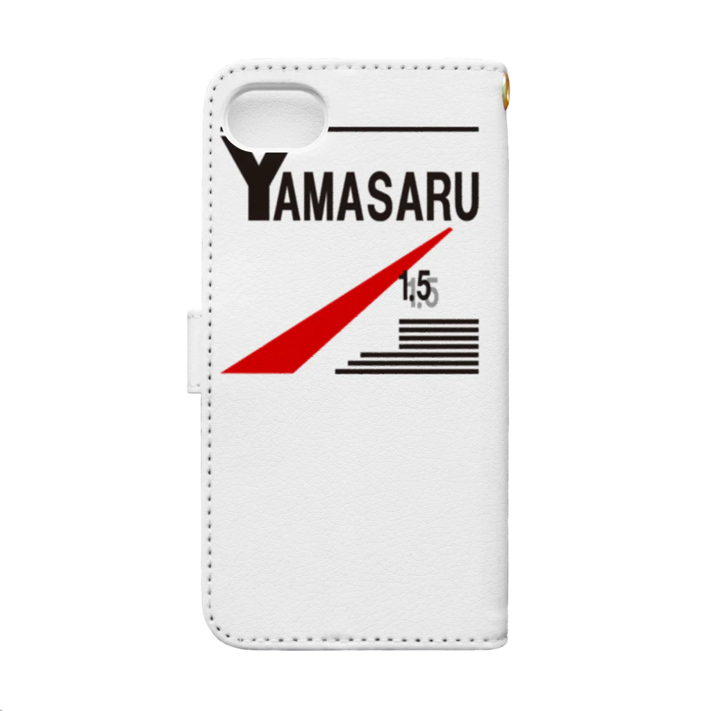 siroFのYAMASARU ケース 手帳型スマホケースの裏面