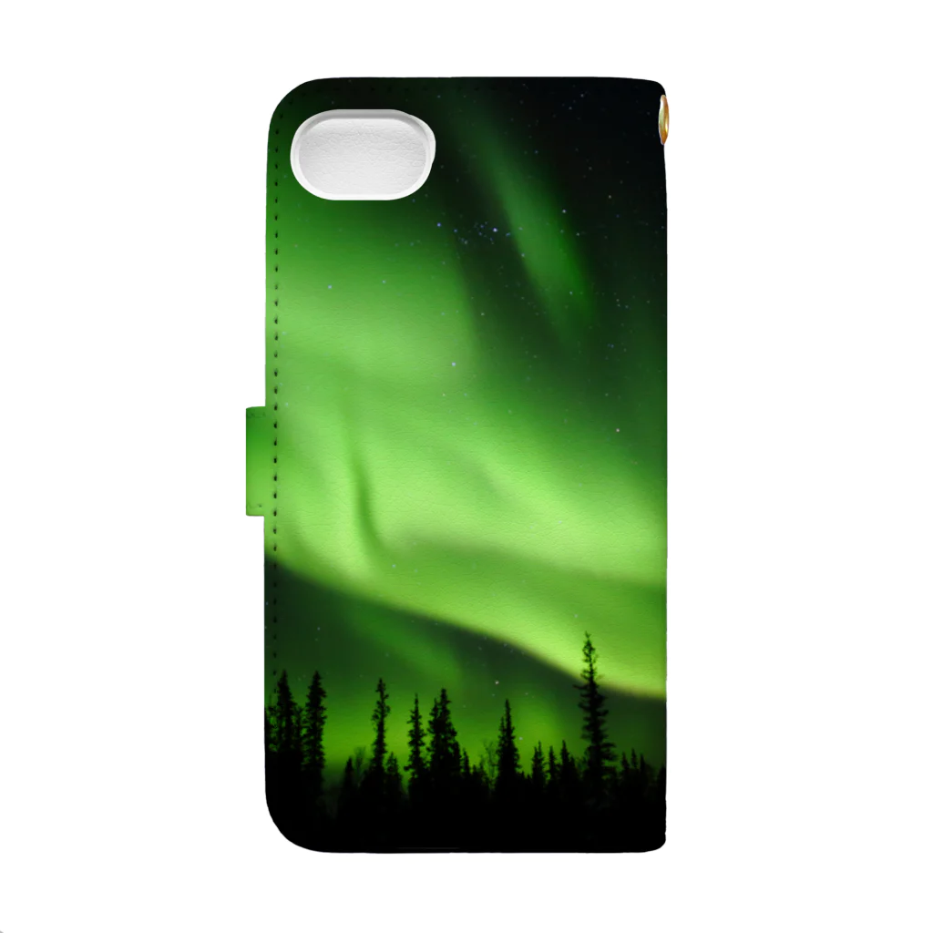 here,there,somewhere.のaurora4 Book-Style Smartphone Case :back