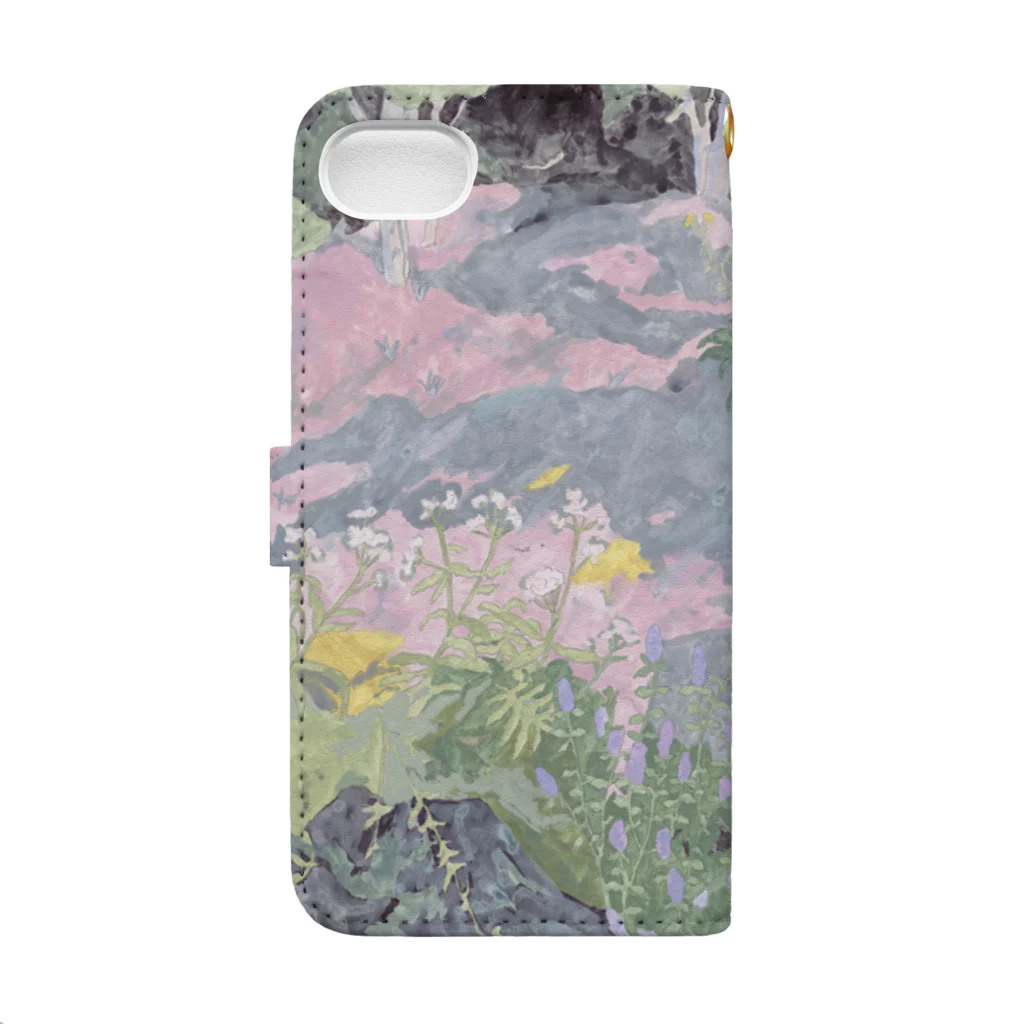 毬谷静 – Shizuka Mariya –のgarden Book-Style Smartphone Case :back