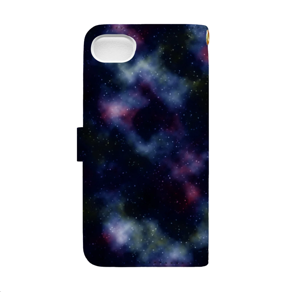 sonoteniの銀河　ギャラクシー　1 　#057 Book-Style Smartphone Case :back