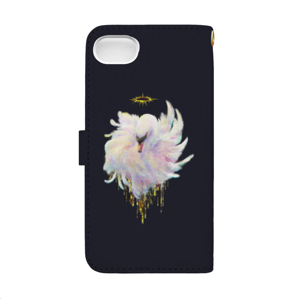 温室【Ａ】のLucia 【iPhone6・6s・7・8・XS・X・11Pro】 Book-Style Smartphone Case :back