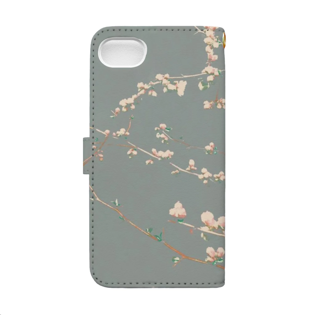 AiryのSAKURA cinza Book-Style Smartphone Case :back