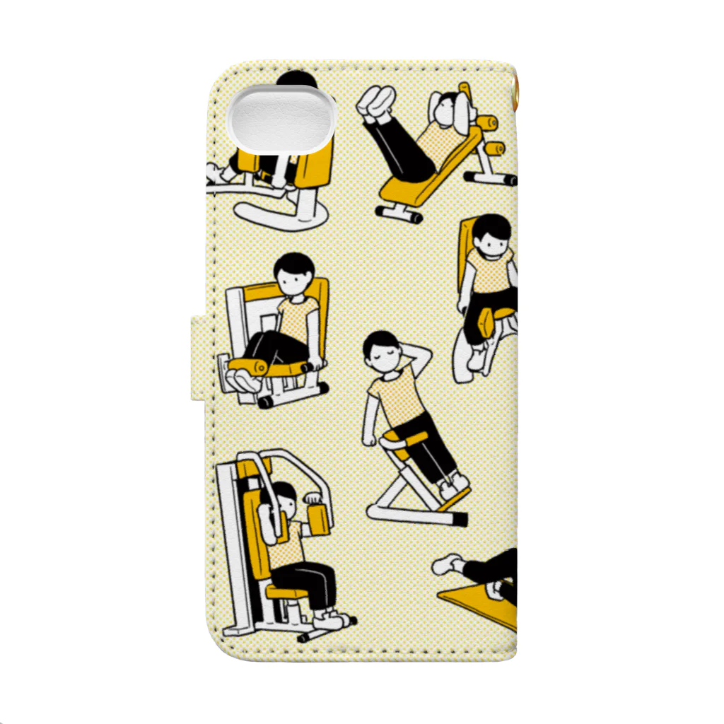 小川かりんの筋トレしよ！ Book-Style Smartphone Case :back