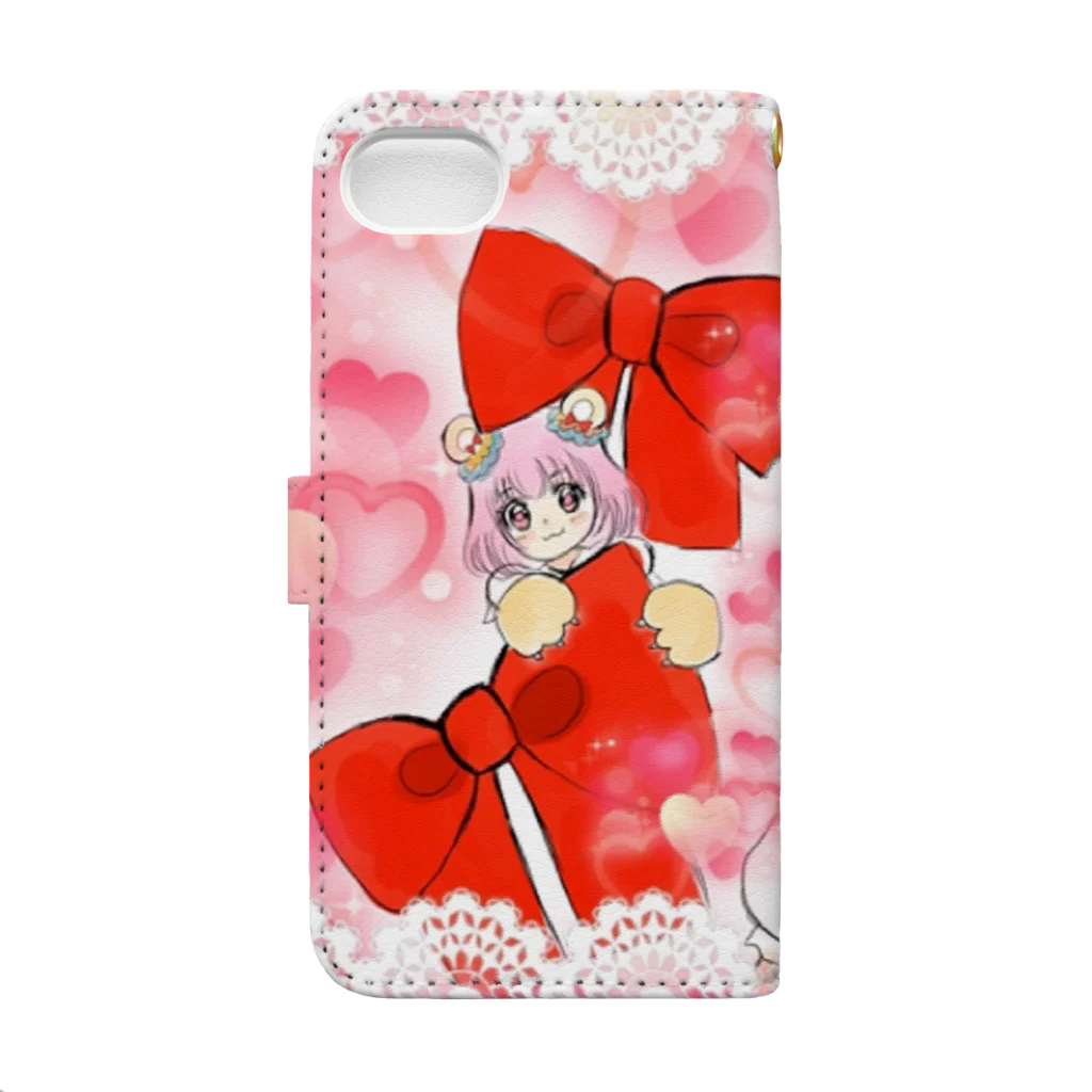 KANARIAの夢見る女の子 Book-Style Smartphone Case :back