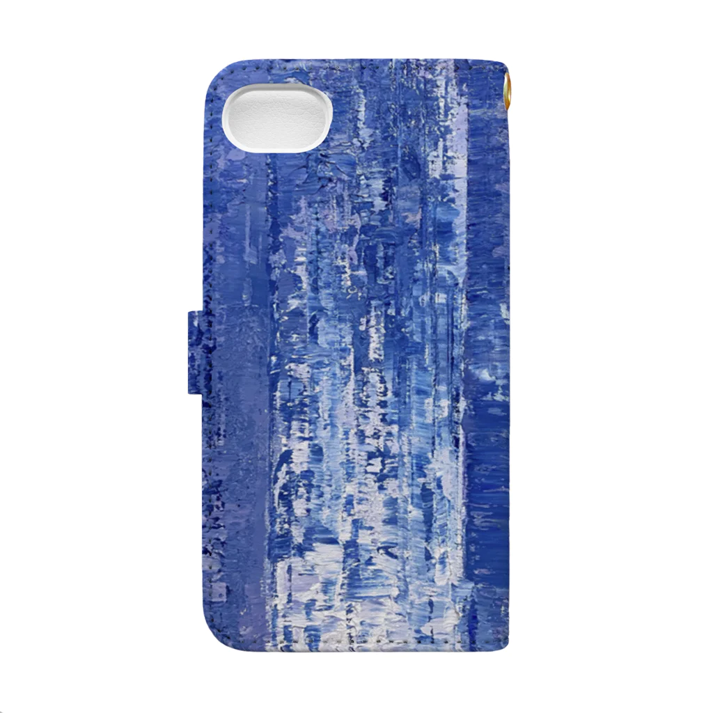 Atelier HILOのWisteria × 天青石 Book-Style Smartphone Case :back