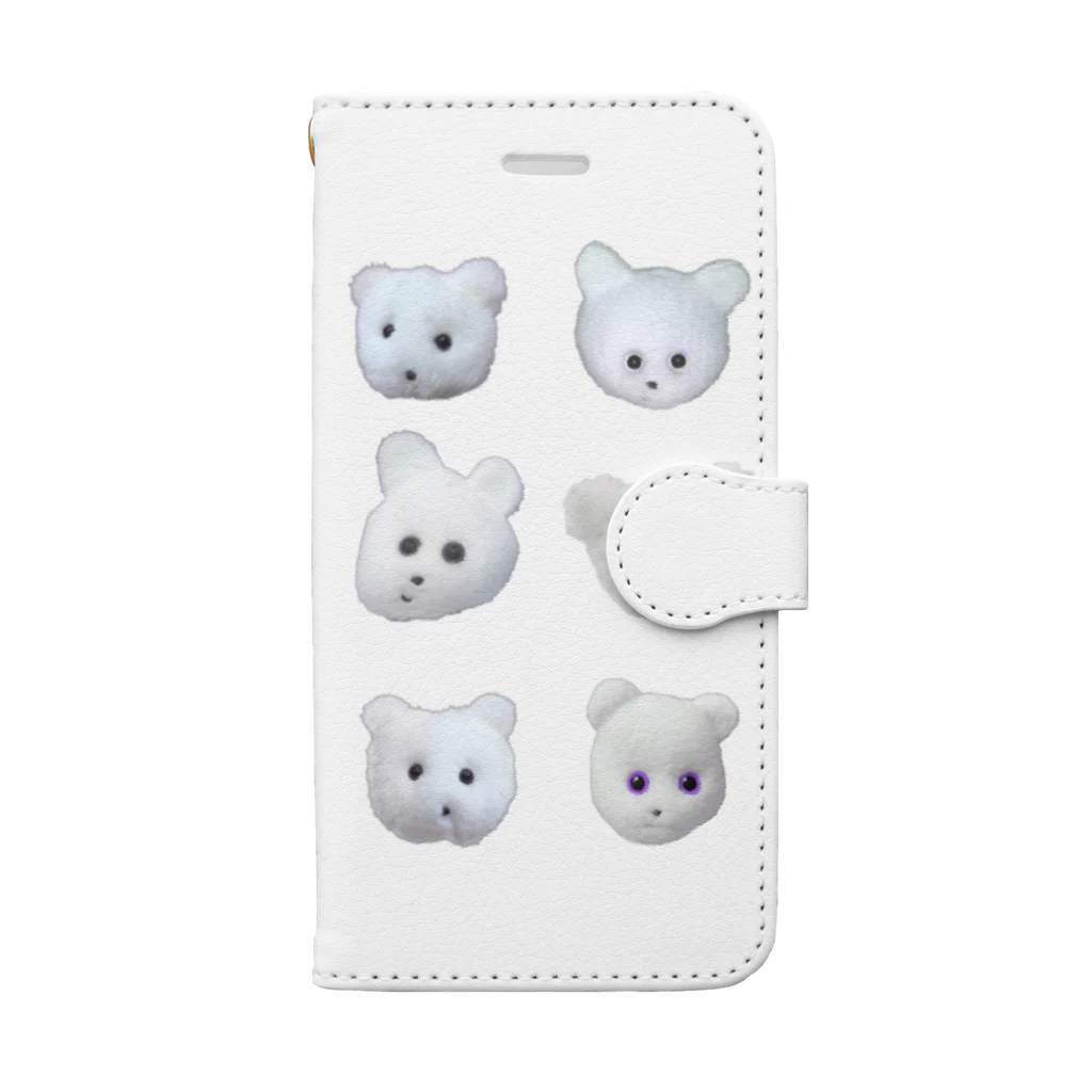 くまきちショップやさんのBEARS 手帳型スマホケース