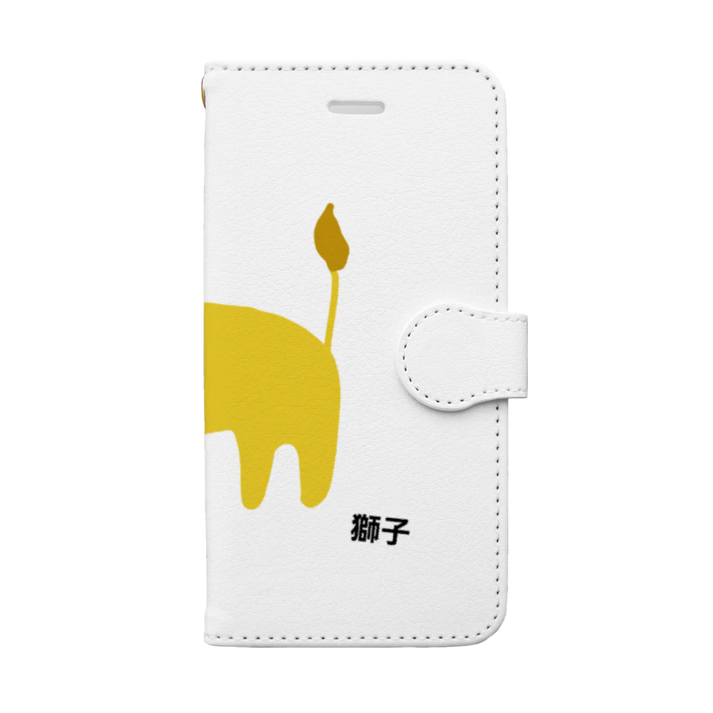 めんまの獅子 Book-Style Smartphone Case