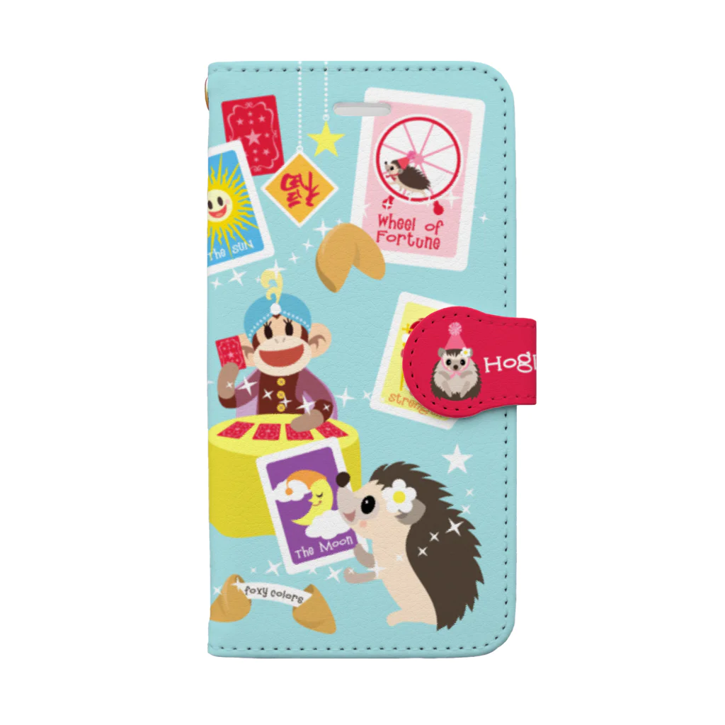 FOXY COLORSのハリネズミ占い Book-Style Smartphone Case