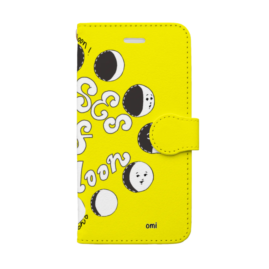 omi-naの月の満ち欠け Book-Style Smartphone Case