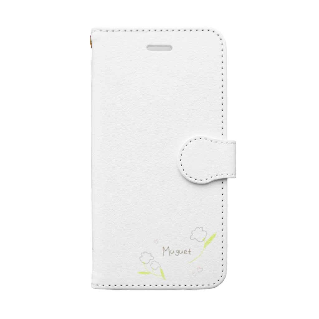 Muguet（ミュゲ）のMuguet 手帳型スマホケース