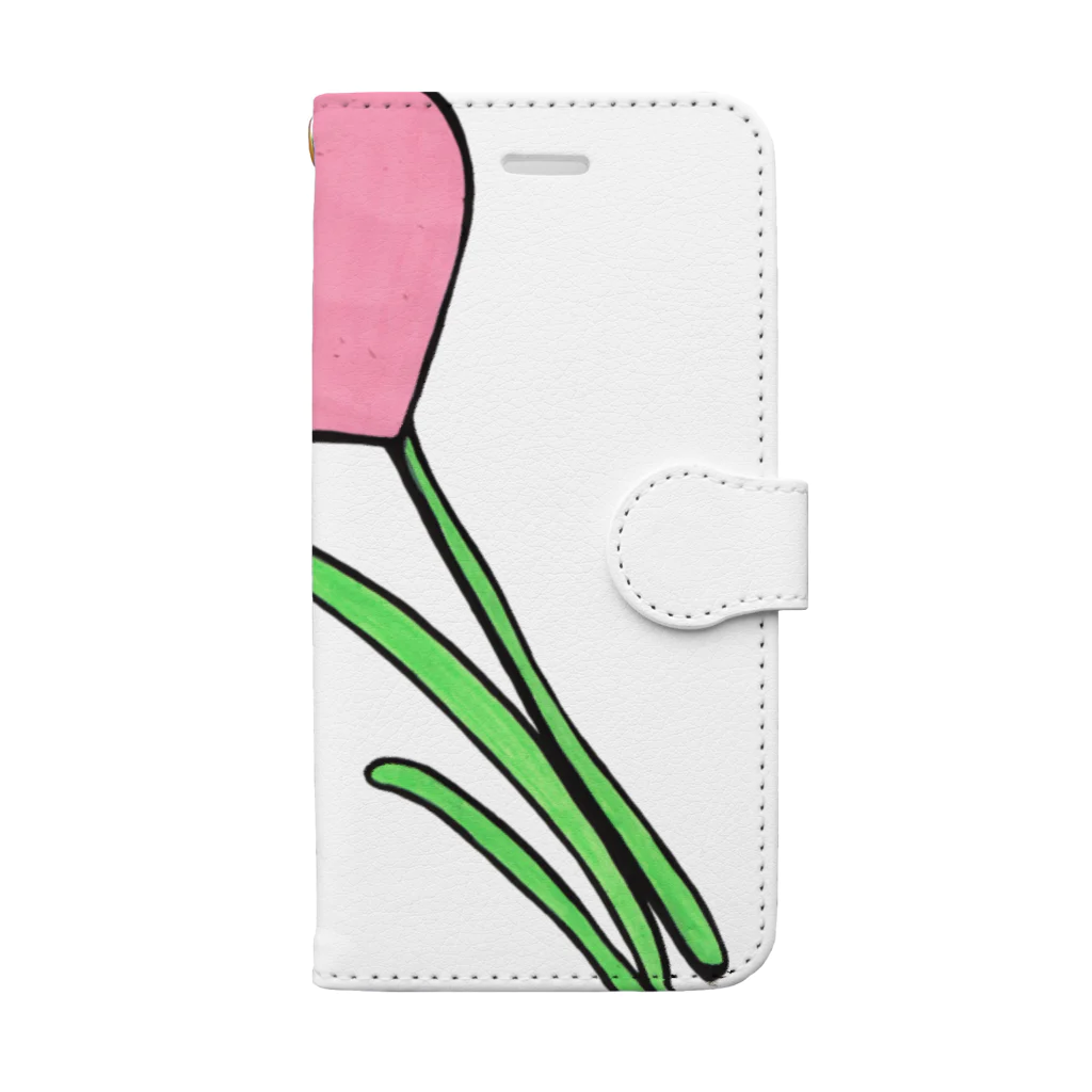 お店ショップ(^.^)のお花 Book-Style Smartphone Case