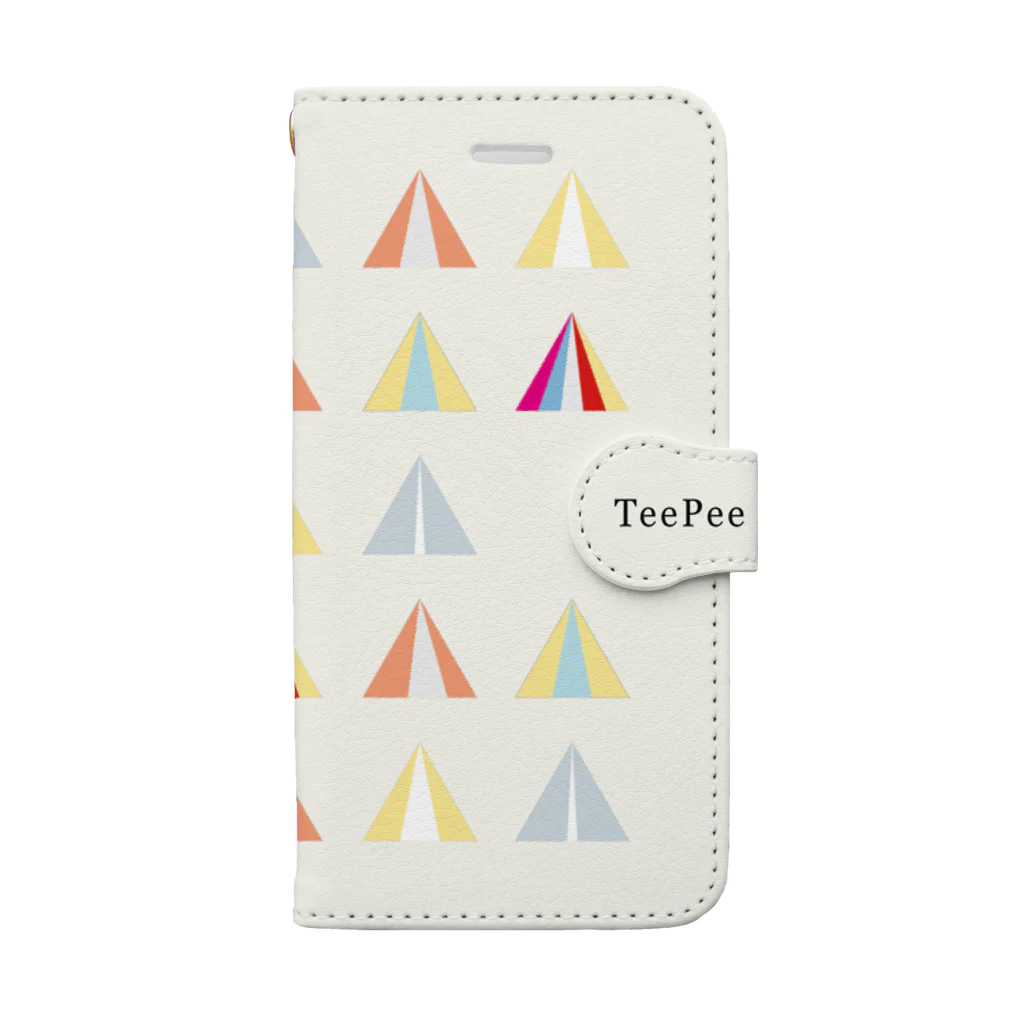 TeePeeのTeepee手帳型iPhonケース 手帳型スマホケース