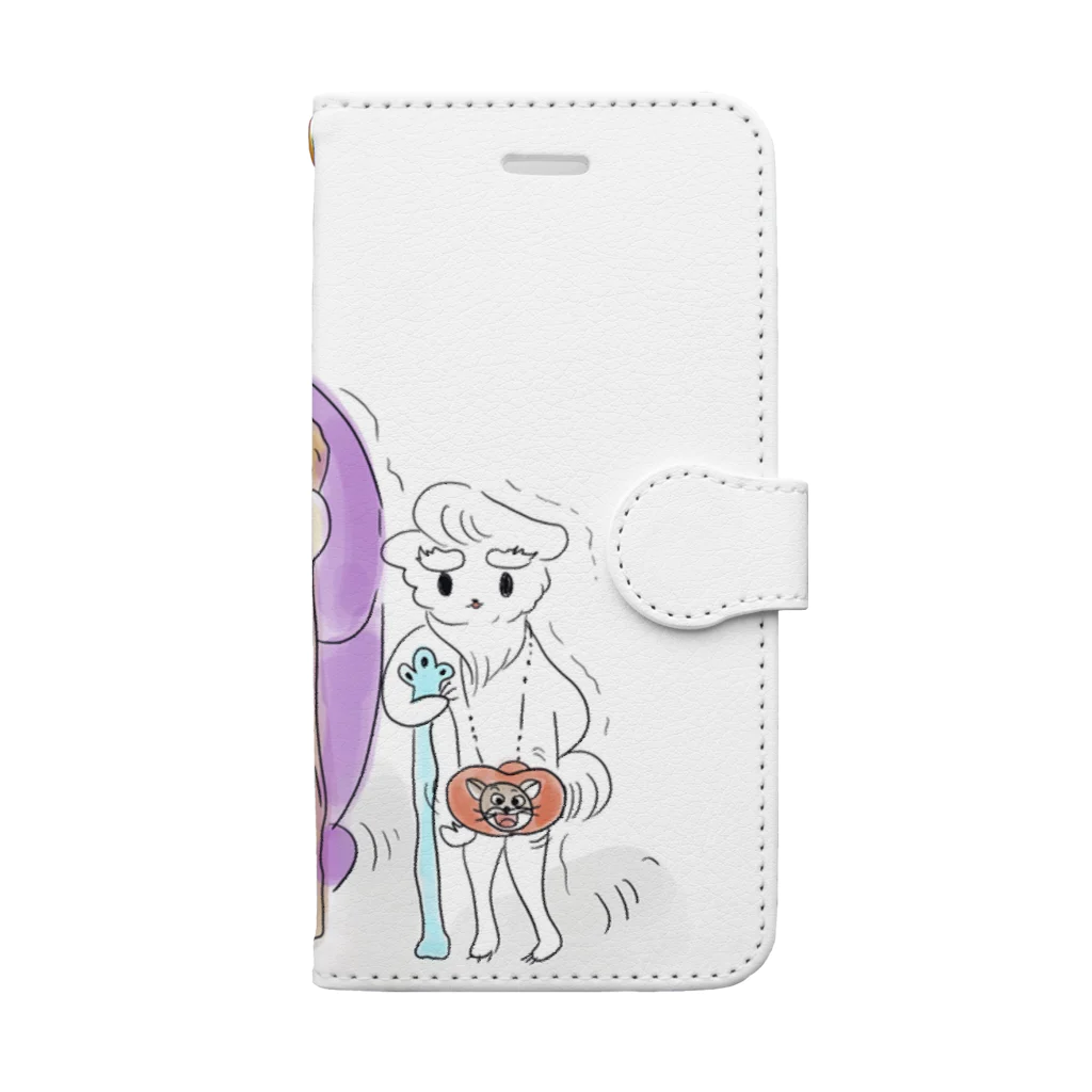 chibimaro-0227のじい散歩 Book-Style Smartphone Case