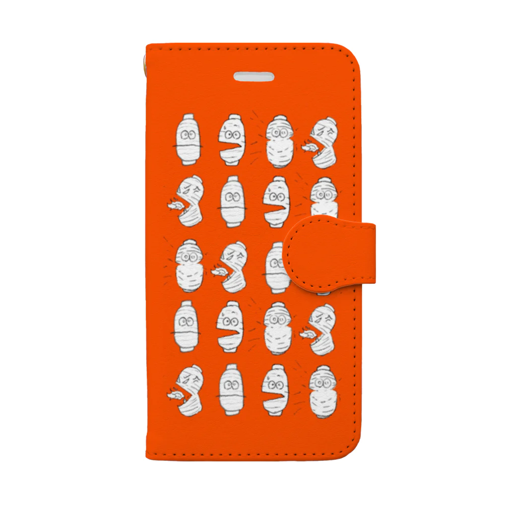 さくらんぼ堂の提灯くんスマホケース Book-Style Smartphone Case