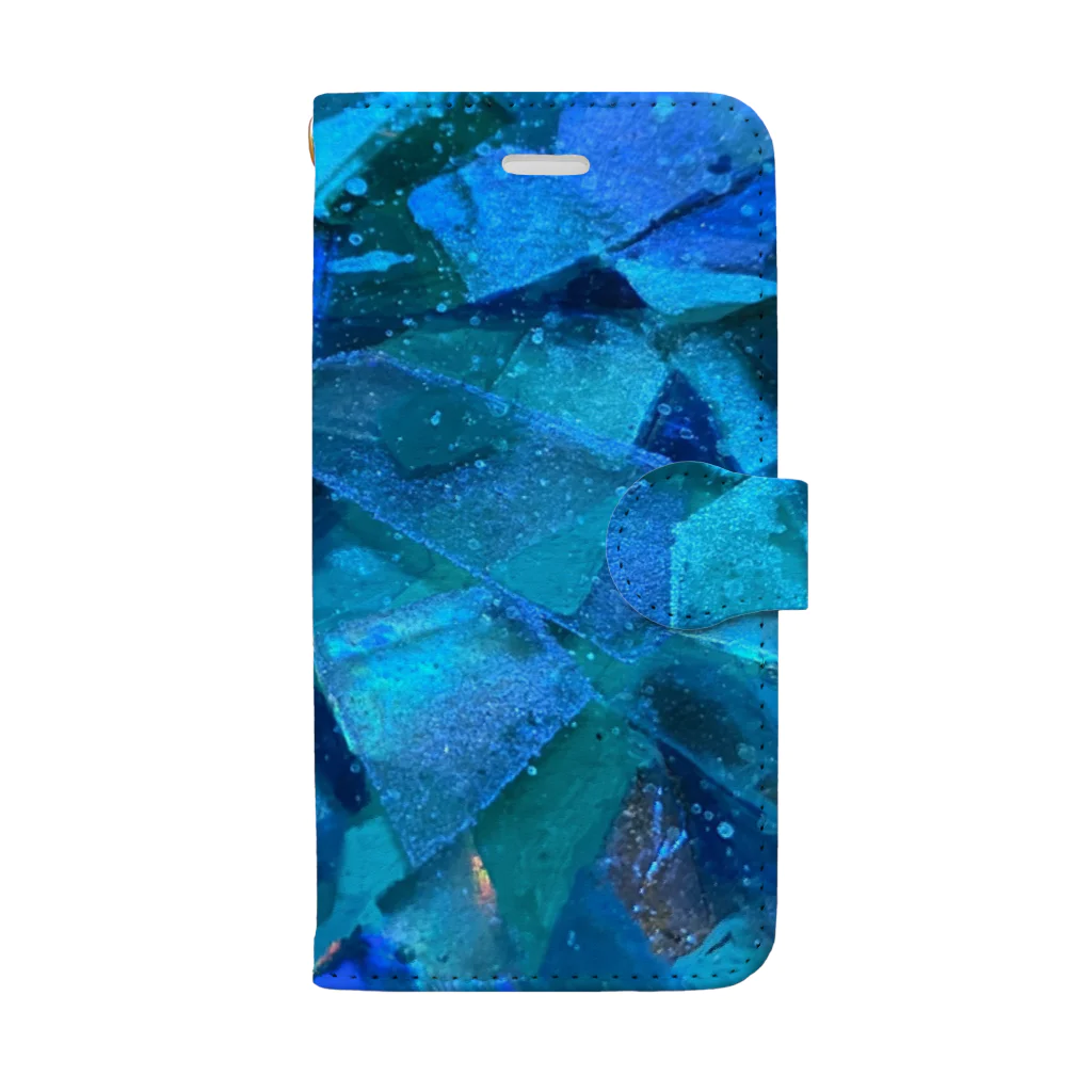 Atelier HILOのParaiba Tourmaline    Morpho Blue Book-Style Smartphone Case