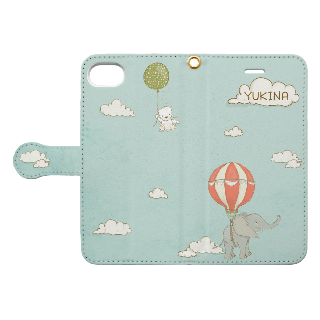 petite worldのMagical World 01 Book-Style Smartphone Case:Opened (outside)